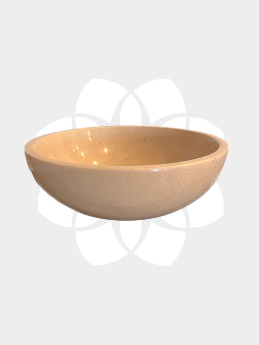 Beige Marble Bowl Sink