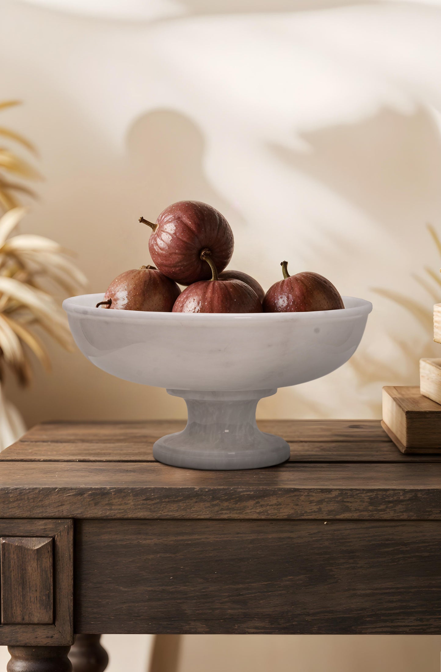 Marble Fruit Bowl - Bliss Bowl White