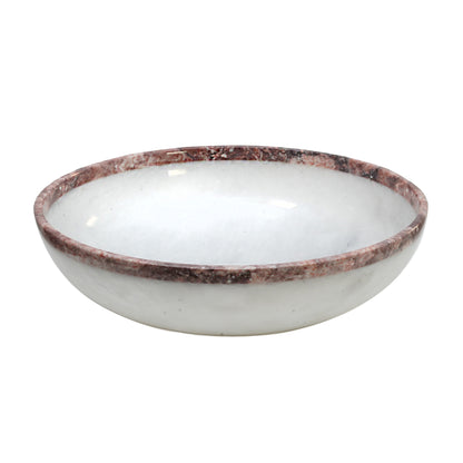 Marble Bowl  - Halo Bowl White